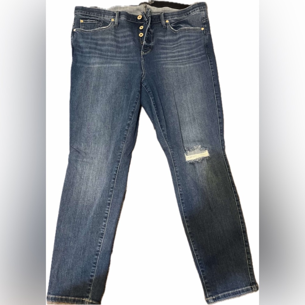 Torrid Bombshell Distressed Skinny Jeans